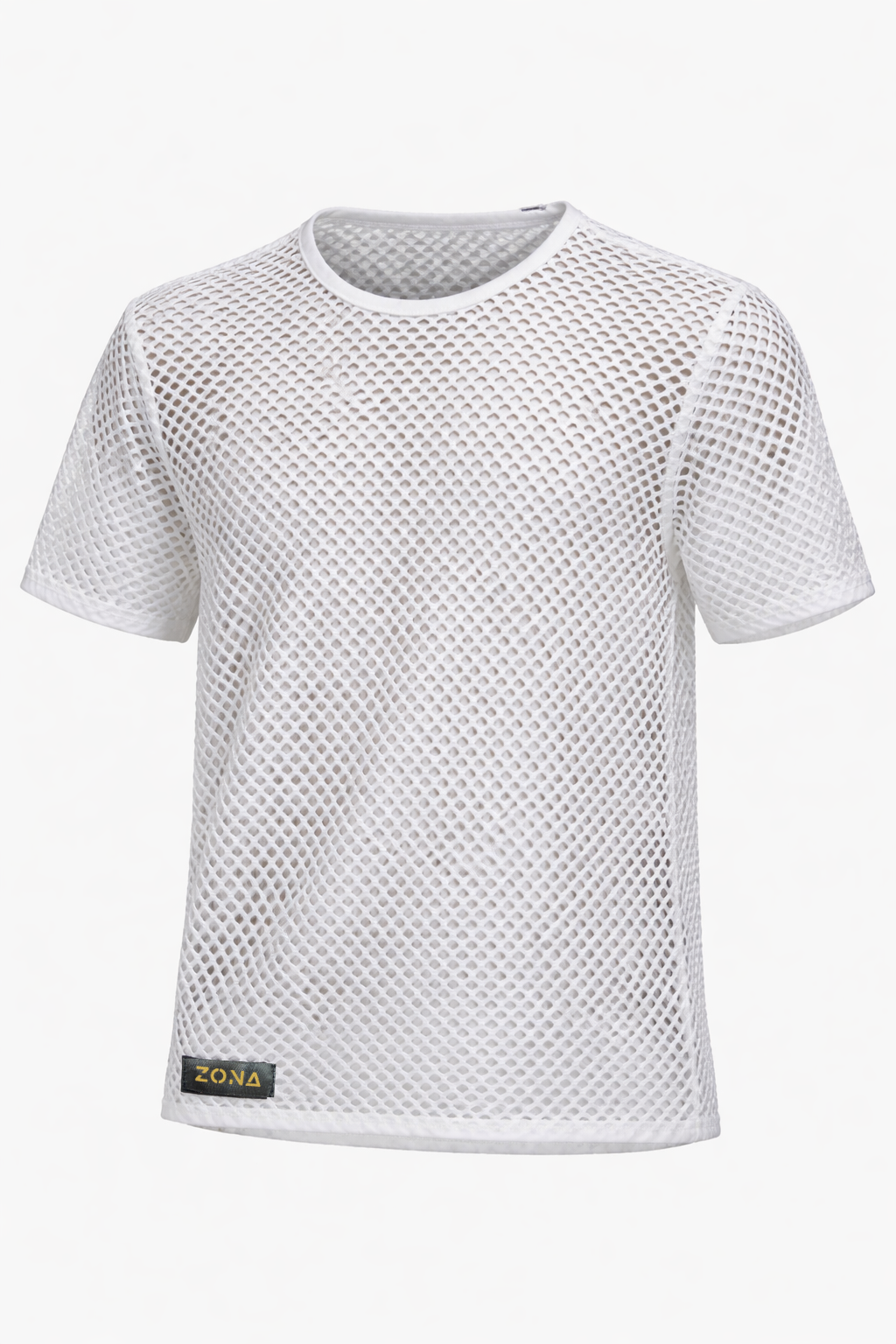 White Mesh Shirt HS017B